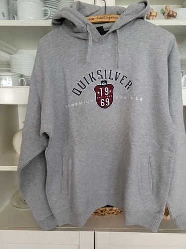Quicksilver hoddie grau - quicksilver, hoddie,