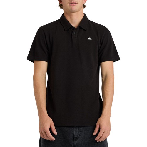 Quiksilver pique polo - quiksilver, black